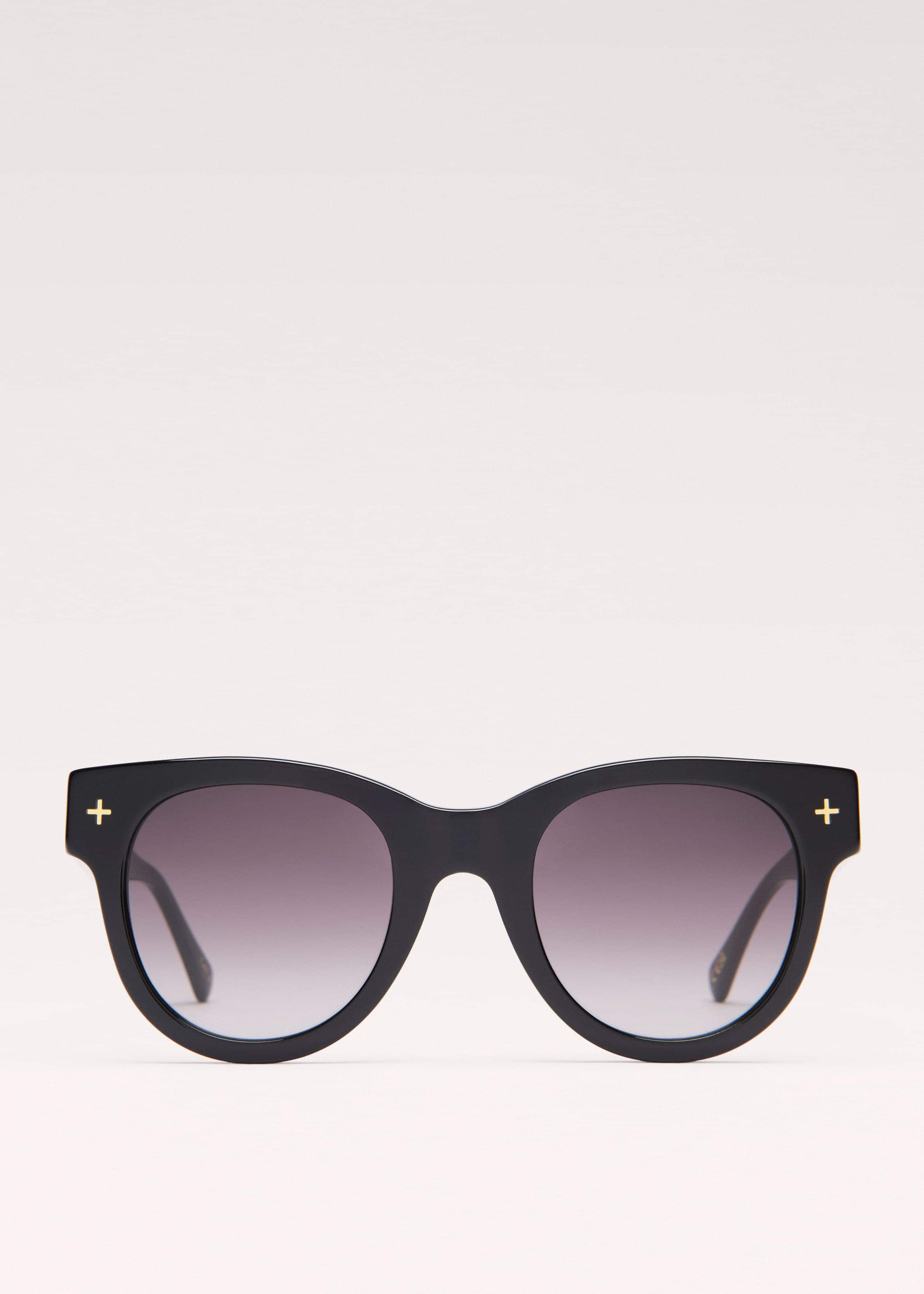 Black D Frame Sunglasses meandem