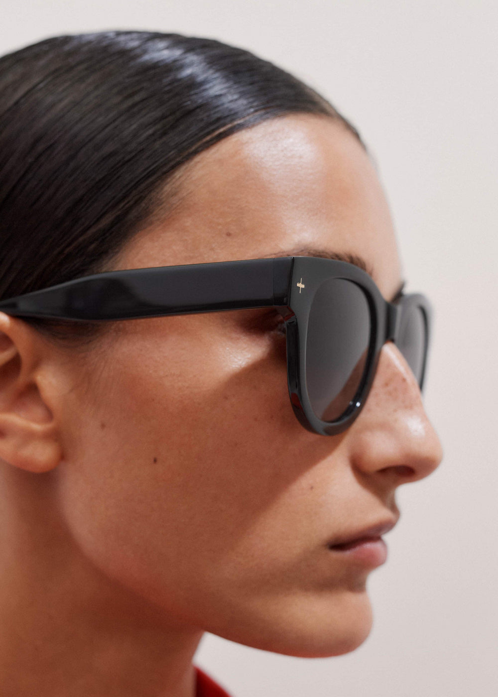Black D Frame Sunglasses meandem