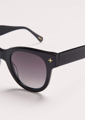 Black D Frame Sunglasses meandem