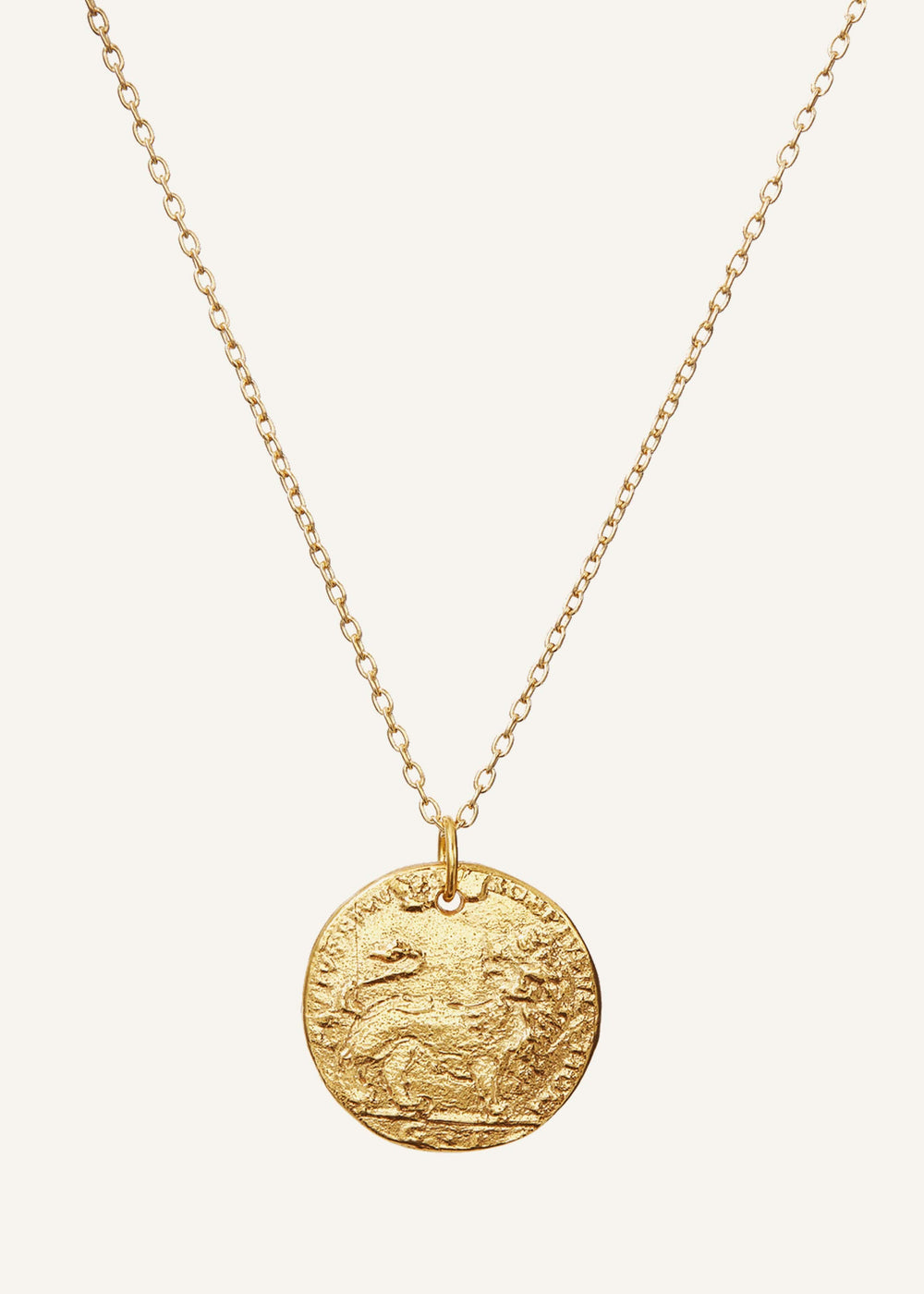 Gold Medium Leone Necklace meandem