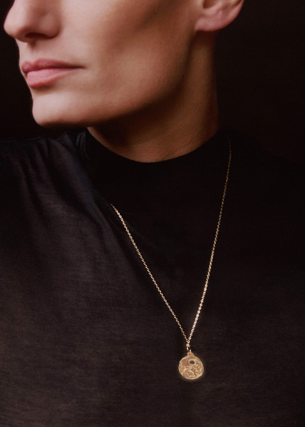 Gold Taurus Necklace meandem